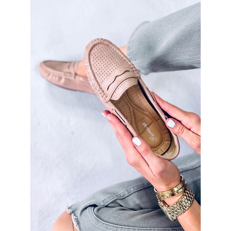 Mocasini dama Minori Pink roz 2