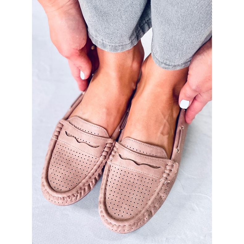 Mocasini dama Minori Pink roz 1