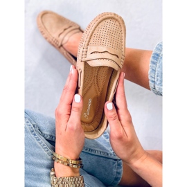 Mocasini dama Minori Beige bej 1