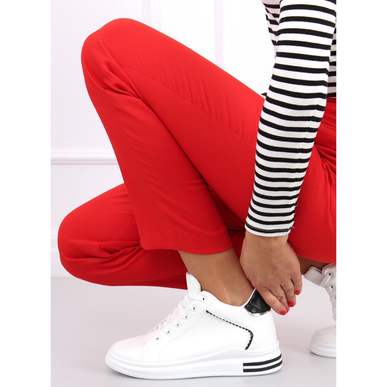 Adidași pe o pană ascunsă Izumi ALB / NEGRU 1