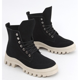 Adidași de trekking Mariko Black până la glezne negru 1