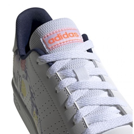 Pantofi Adidas Advantage K Jr EG2000 alb 3