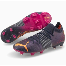 Ghete de fotbal Puma Future Z 1.2 FG / AG M 106476 05 violet trandafiri și violete 1
