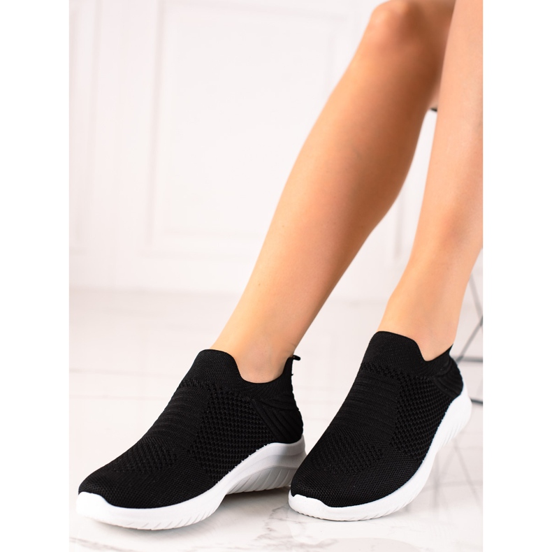 TRENDI Încălțăminte confortabilă negru 1 TRENDI Încălțăminte confortabilă negru 1