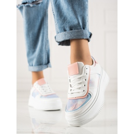 TRENDI Adidași Albi Pe O Platformă Lată multicolor 1