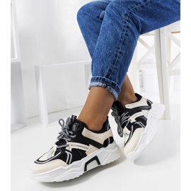 Tenisi negri de damă Delois bej 1