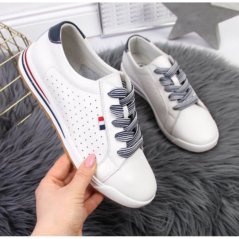 Tenisi din piele Filippo W PAW312 alb 1