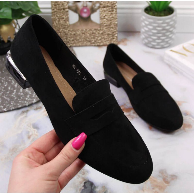 Pantofi mocasin Sergio Leone W SK359 negri negru 1