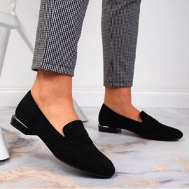 Pantofi mocasin Sergio Leone W SK359 negri negru 2