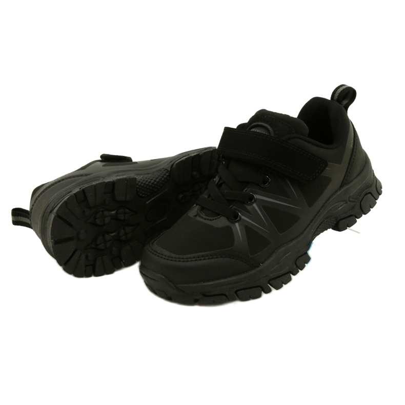 American Club Pantofi sport americani softshell pentru Velcro WT94/22 Negru 5