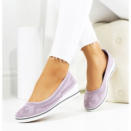 Balerini violet pe pană Connor 2