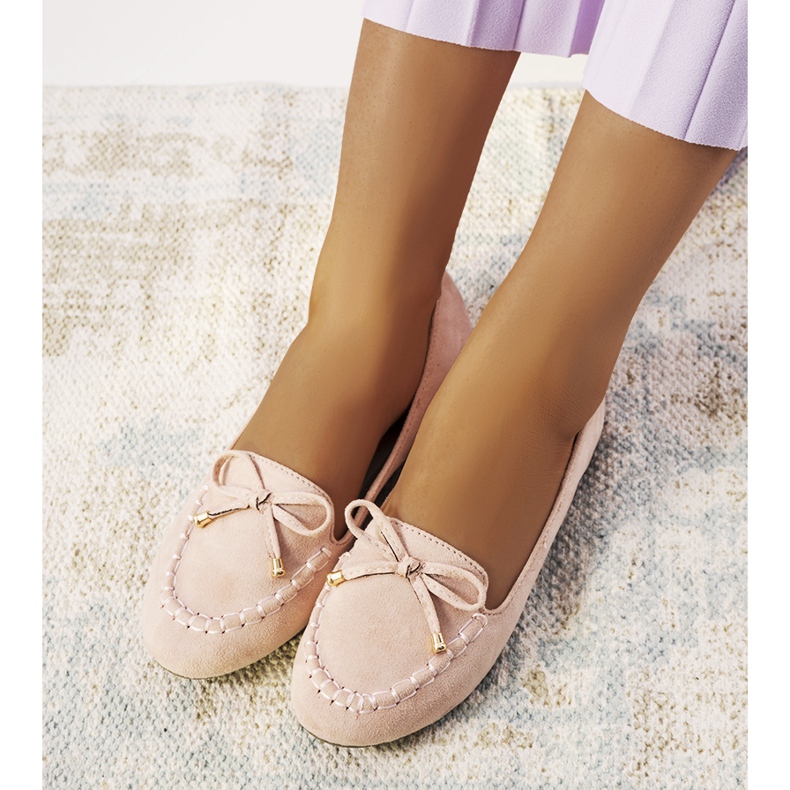 Mocasini de dama Santoro roz 2 Mocasini de dama Santoro roz 2