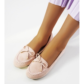 Mocasini de dama Santoro roz 1 Mocasini de dama Santoro roz 1