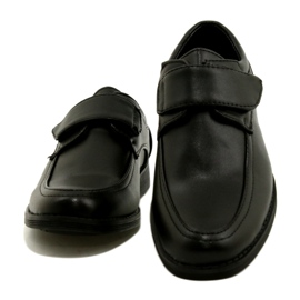 American Club Băieți pantofi inserți din piele pentru velcro kom37/22 negru 6