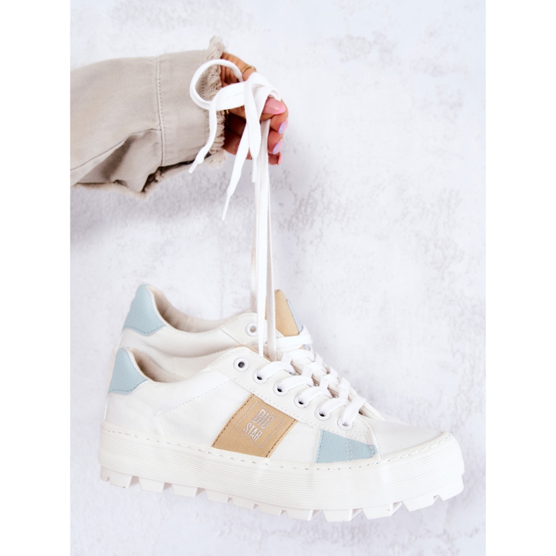 Pantofi de damă Big Star JJ274480 alb 2