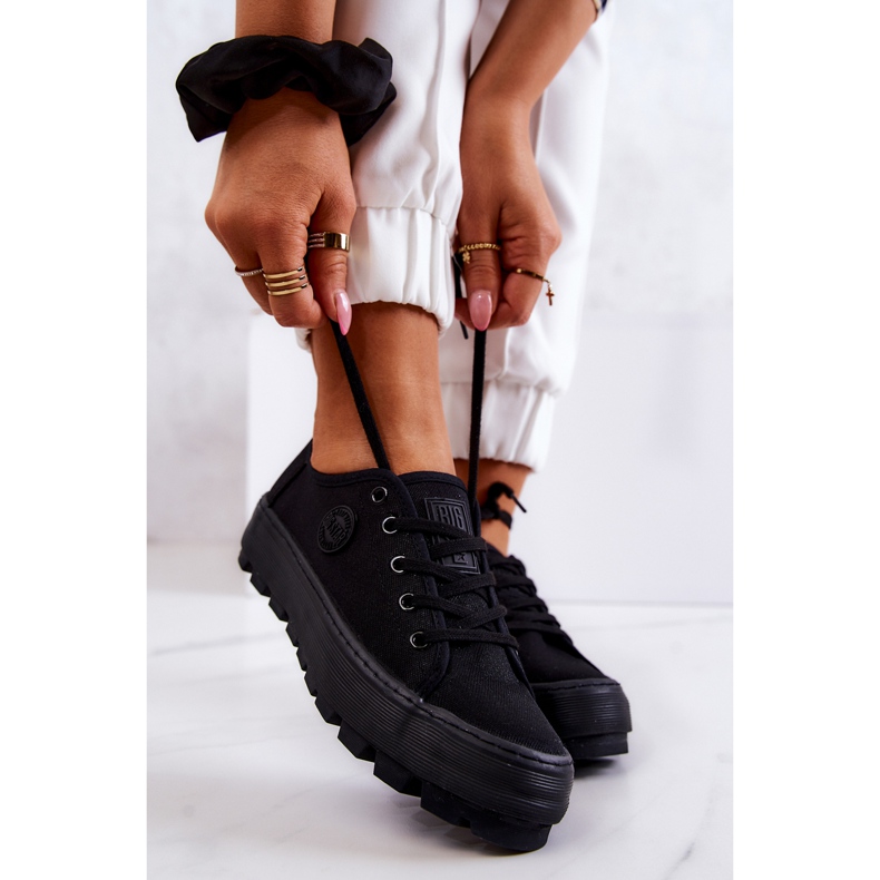 Pantofi de damă On The Big Star JJ274489 Platformă Neagră negru 1