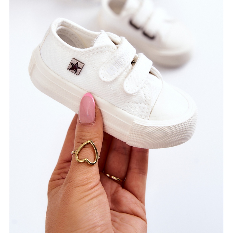 Tenisi clasici pentru copii Big Star JJ374037 Alb 1