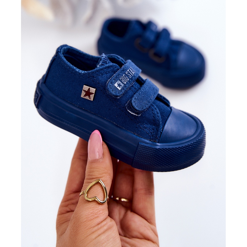 Pantofi clasici pentru copii Big Star JJ374039 Bleumarin albastru 1