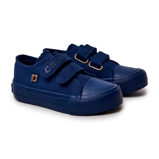 Pantofi clasici pentru copii Big Star JJ374044 Bleumarin ['marina'] albastru 1