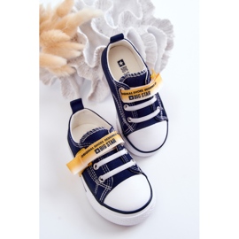 Pantofi Jos pentru Copii Big Star JJ374077 Bleumarin albastru 2