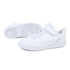 Nike Court Borough Low 2 Jr BQ5451-100 alb 1