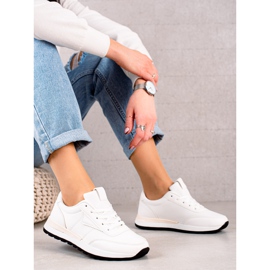 TRENDI Pantofi sport albi 1