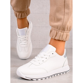 TRENDI Pantofi sport clasici din piele ecologica alb 1 TRENDI Pantofi sport clasici din piele ecologica alb 1