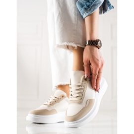 BUONAROTTI Pantofi sport la modă, pantofi sport bej 1