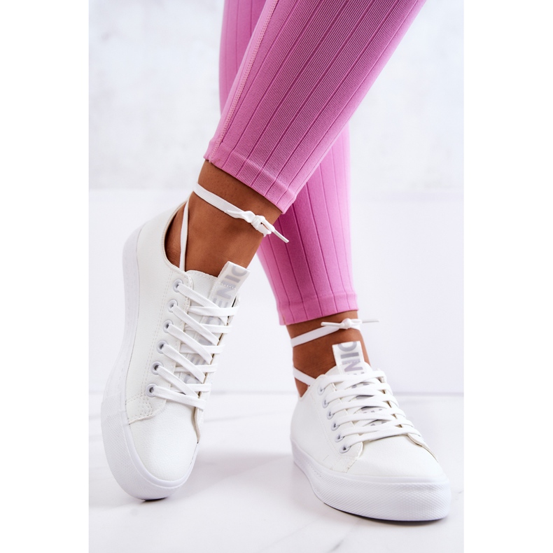 PS1 Pantofi de damă din piele alb Mikayla 2