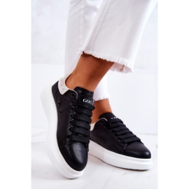 Pantofi sport de damă GOE JJ2N4052 Negru-Alb 2