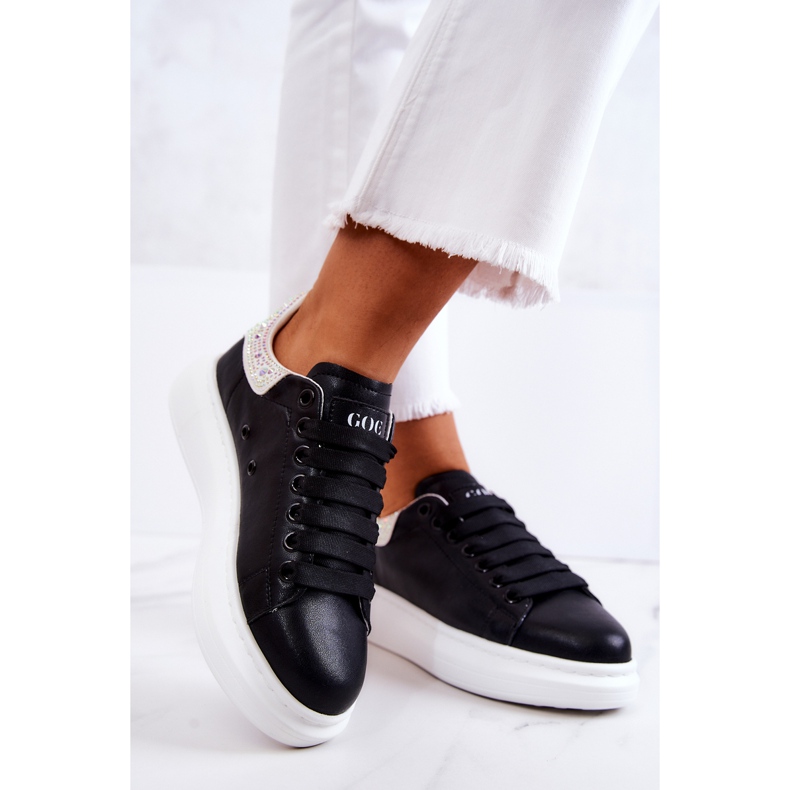 Pantofi sport de damă GOE JJ2N4052 Negru-Alb 2