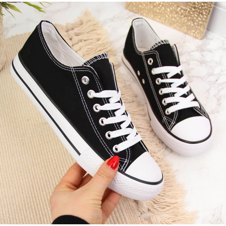 Tenisi din material textil Atletico W ATC266A negri negru 1 Tenisi din material textil Atletico W ATC266A negri negru 1