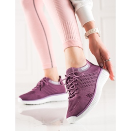 TRENDI Încălțăminte sport cu șiret violet 1