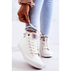Cross Jeans Blugi High Cross de damă JJ2R4056C Pantofi albi 1