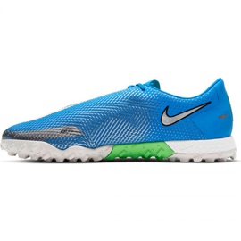 Pantof de fotbal Nike React Phantom Gt Pro Tf M CK8468 400 albastru albastru 1