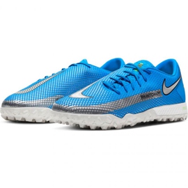 Pantof de fotbal Nike React Phantom Gt Pro Tf M CK8468 400 albastru albastru 3