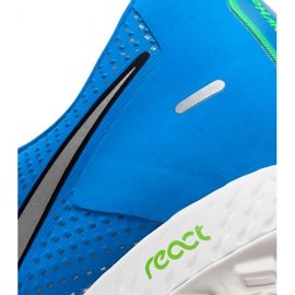 Pantof de fotbal Nike React Phantom Gt Pro Tf M CK8468 400 albastru albastru 7