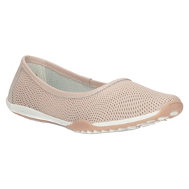 Balerini ajurati roz din piele Filippo DP3681 / 22 PI 2