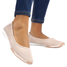 Balerini ajurati roz din piele Filippo DP3681 / 22 PI 6