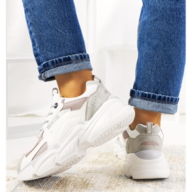 Tenisi albi Big Star HH274255 bej 2