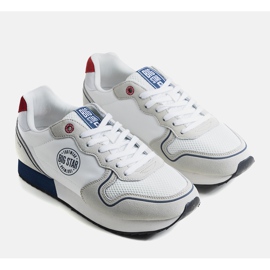 Tenisi albi bărbați Big Star JJ174141 1