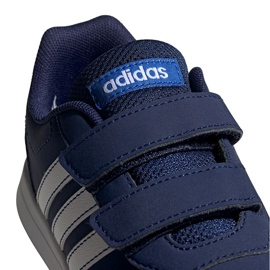 Pantofi Adidas Vs Switch 2 Cf Jr EG5139 alb albastru marin 2