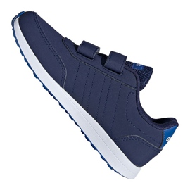 Pantofi Adidas Vs Switch 2 Cf Jr EG5139 alb albastru marin 4