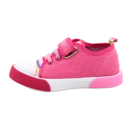 American Club Velcro Sneakers American Ten17/22 Pink Piele Insert roz 1