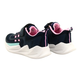 Pantofi sport pentru fete American Club HL58/22, bleumarin albastru 5