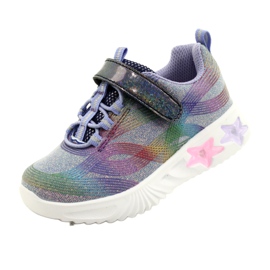 American Club Pantofi sport ADI LED Glowing Velcro ES87 / 22 Violet 3 American Club Pantofi sport ADI LED Glowing Velcro ES87 / 22 Violet 3