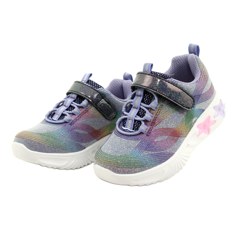 American Club Pantofi sport ADI LED Glowing Velcro ES87 / 22 Violet 2 American Club Pantofi sport ADI LED Glowing Velcro ES87 / 22 Violet 2