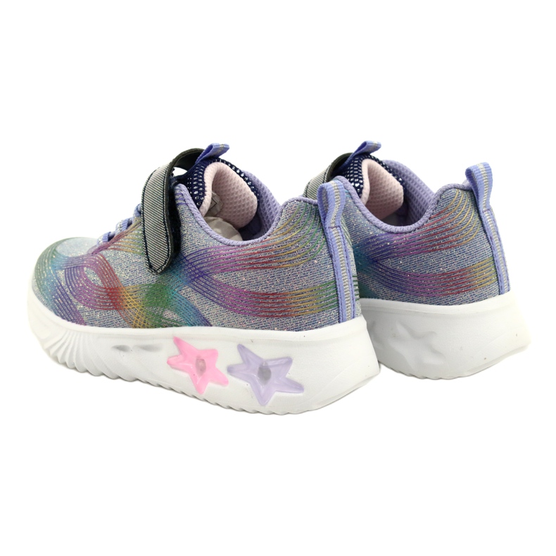 American Club Pantofi sport ADI LED Glowing Velcro ES87 / 22 Violet 5 American Club Pantofi sport ADI LED Glowing Velcro ES87 / 22 Violet 5