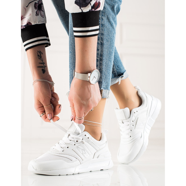 TRENDI Pantofi sport casual alb 1 TRENDI Pantofi sport casual alb 1