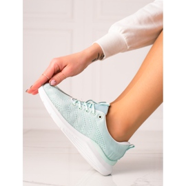 TRENDI Cizme Light Mint albastru 2